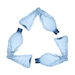 recycling plastic bottles