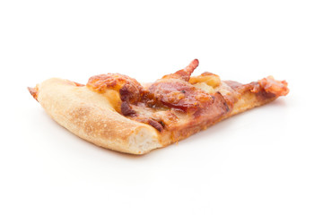 hawaiian pizza isolated on white background