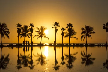 Photo sur Plexiglas Clearwater Beach, Floride Lever du soleil à Miami