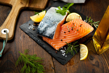 Lachs steak 