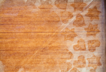 Star and heart shaped paper prints