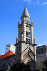 Fototapeta na wymiar Historic church in Sao Paulo Brazil