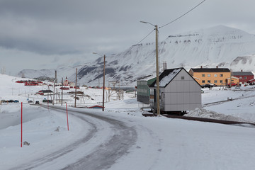 Fototapeta na wymiar Longyearbyen