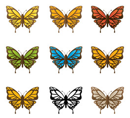 Obraz na płótnie Canvas Spring Butterflies