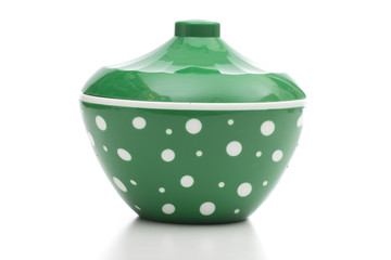 plate on the white background