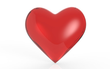 Love Heart - 3D Glass - 76433146