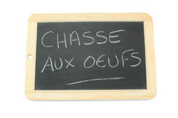 Obraz premium ardoise chasse aux oeufs