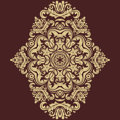 Orient Vector Pattern. Abstract Ornament