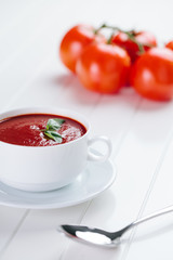 Fresh tomato soup