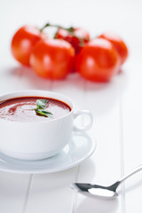 Fresh tomato soup