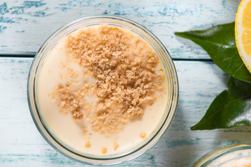 fresh zingy lemon cheesecake