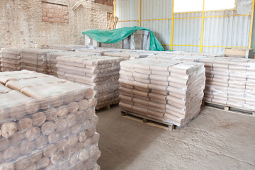 packed fire briquettes
