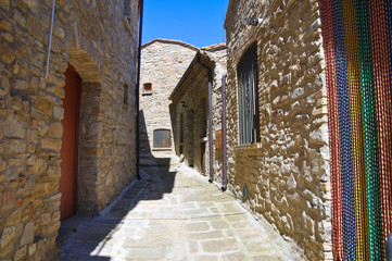 Alleyway. Guardia Perticara. Basilicata. Italy.