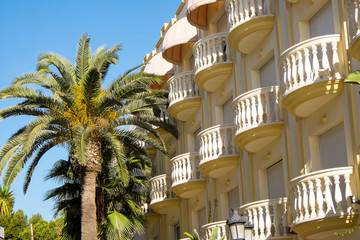 Hotel at the beachfront