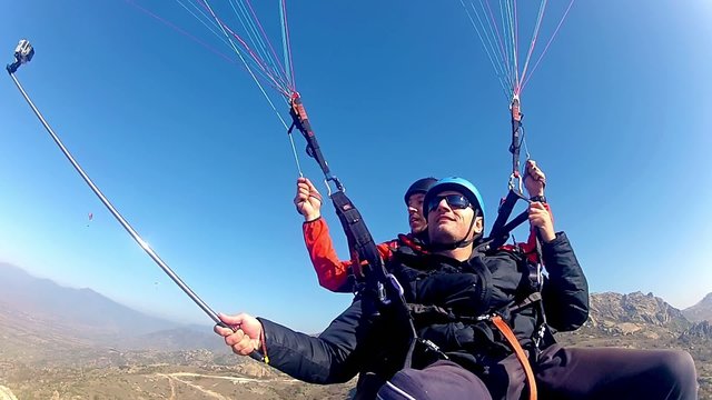 tandem paragliding test
