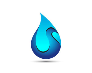 Pure Water Logo Template