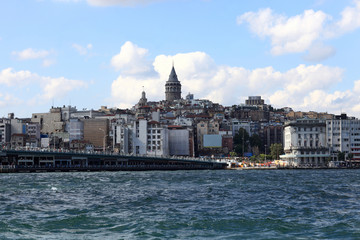 Fototapeta premium View of Galata Tower district