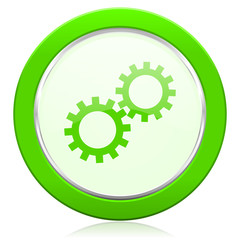 gears icon options sign