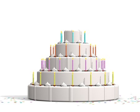 Basis cake viering van een gebeurtenis