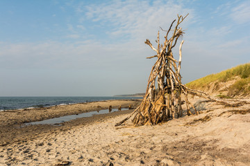 Herbstnachmittag am Weststrand auf Darss