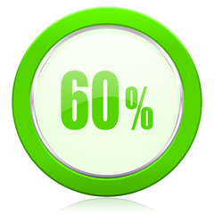 60 percent icon sale sign