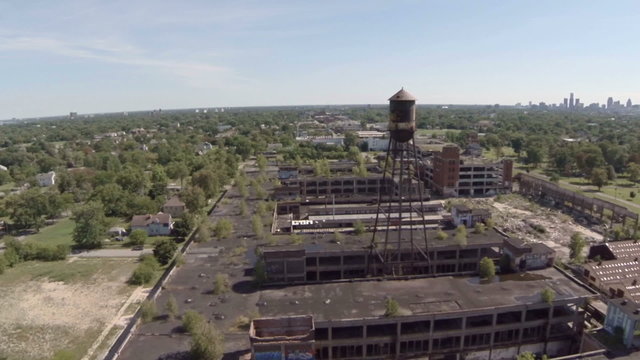 Detroit Aerial Packard Plant