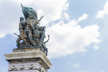 Fototapeta na wymiar Monument at Vittoriano in Rome