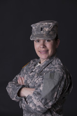 Military woman