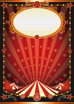 Red And Black Circus Background