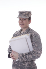 Military woman