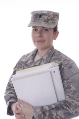 Military woman