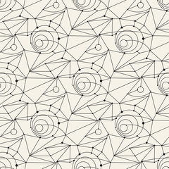 Seamless line pattern tile background geometric