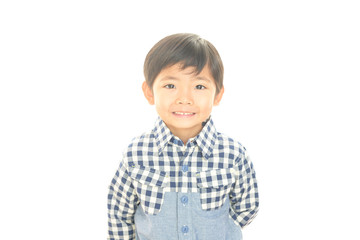 笑顔の男の子