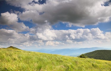 Obraz premium Nature. Green mountain landscape in the summer