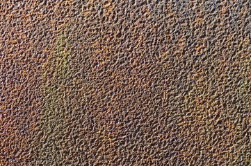 Rough, rusted surface