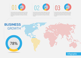 Fototapeta na wymiar Business Infographic