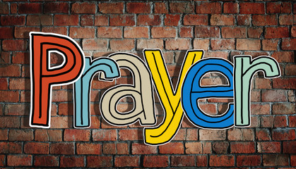 Prayer Word Concepts Isolated Background Concept