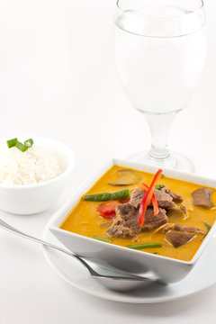 Thai Red Curry With Beef