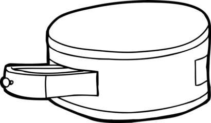 Outline of Isolated Night Stand