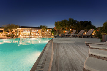 Fototapeta premium big luxury pool