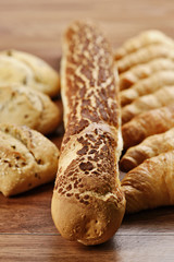 Assorted bread rolls