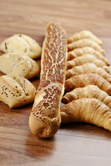 Assorted bread rolls