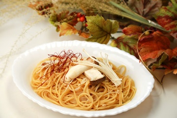 きのこスパゲッティ