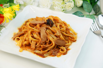 きのこパスタ