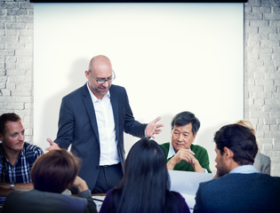 Fototapeta premium Corporate Business People Meeting Team Concept