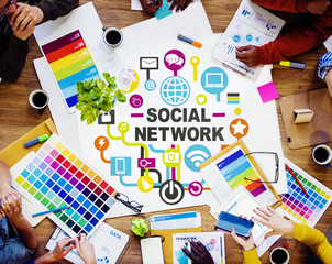 Business People Meeting Connection Communication Concept