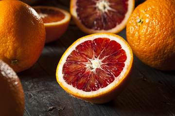 Organic Raw Red Blood Oranges