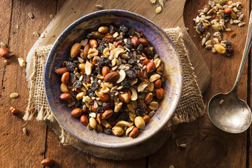 Raw Organic Homemade Trail Mix