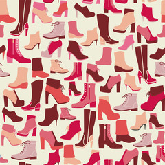 vector different Shoes