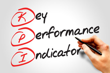 Key performance indicator (kpi), business concept acronym